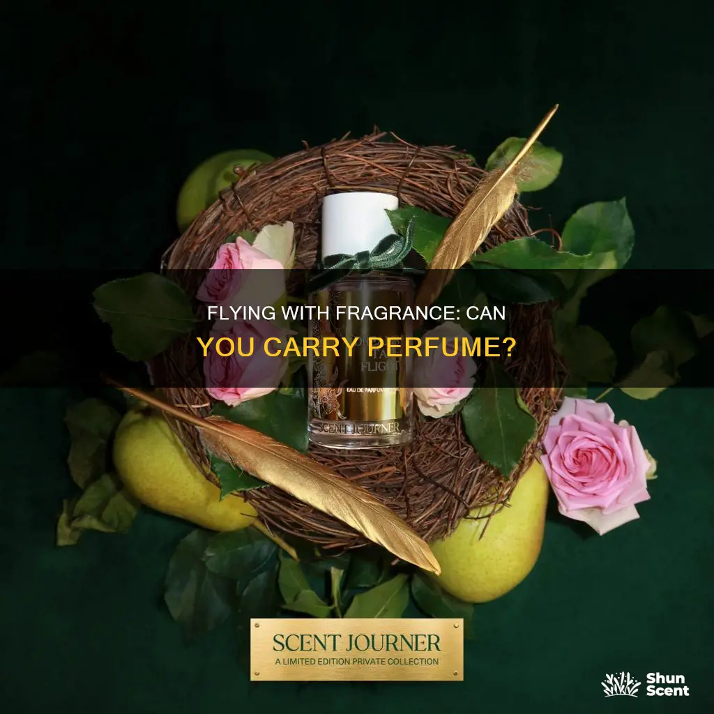 can perfume be carried in flight