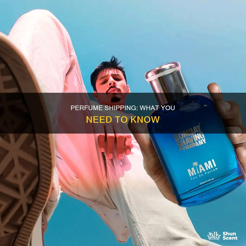 can perfume be posted