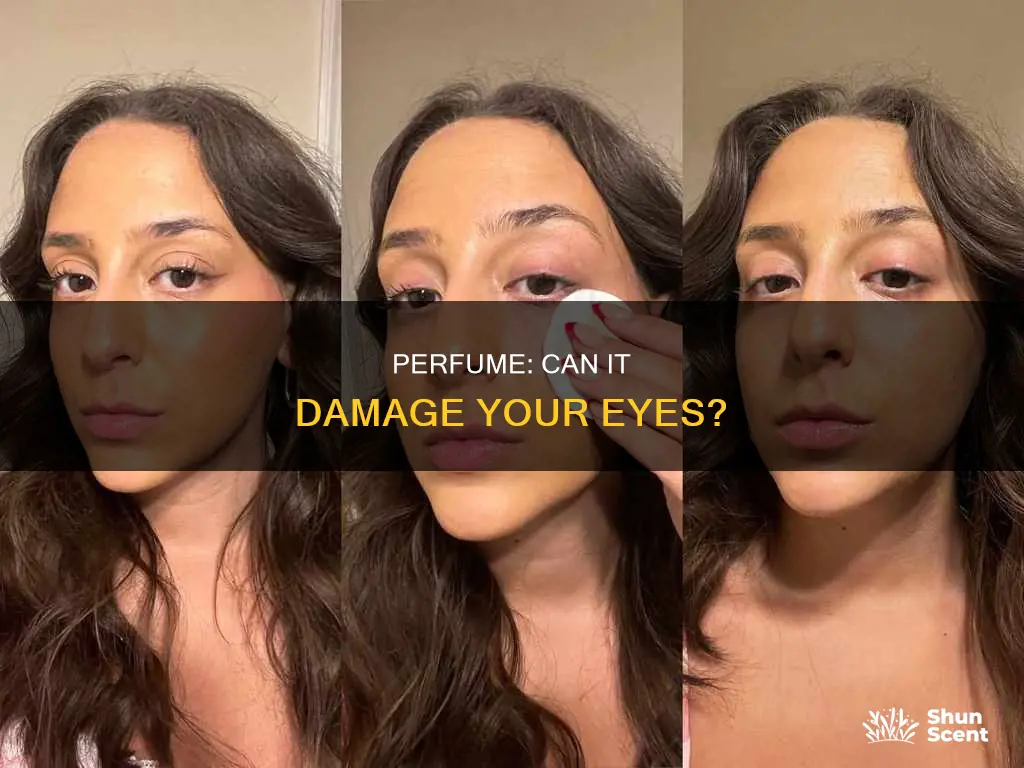 can perfume blind you