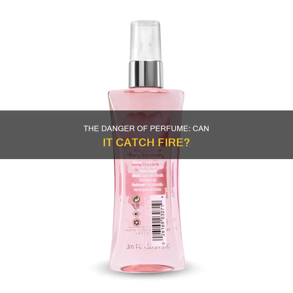 can perfume catch fire