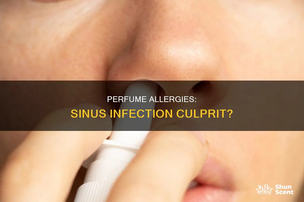 can perfume cause a sinus infection