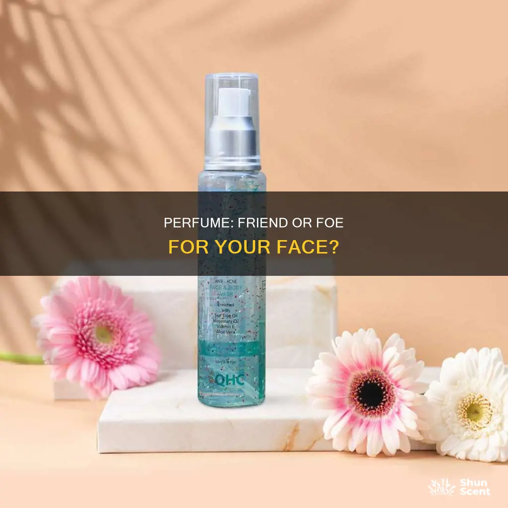 can perfume cause acne on face