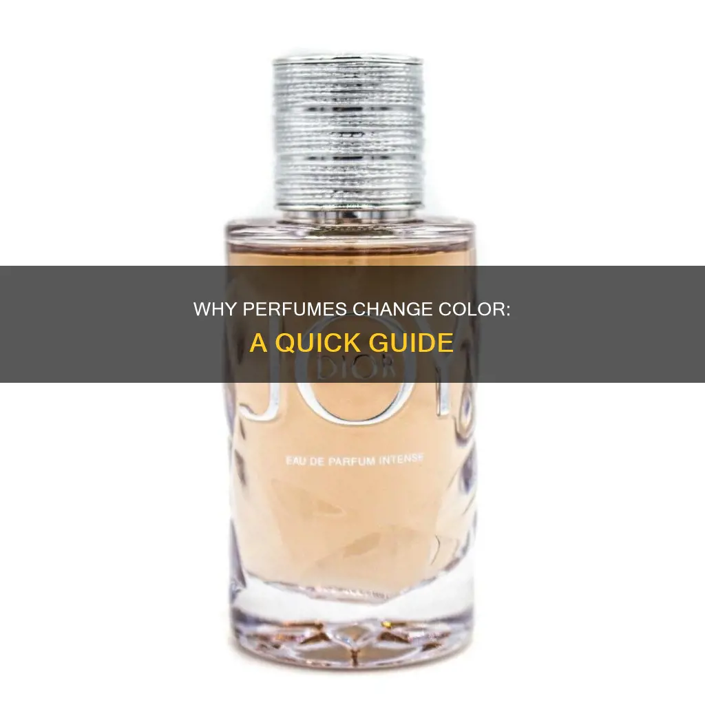 can perfume change color