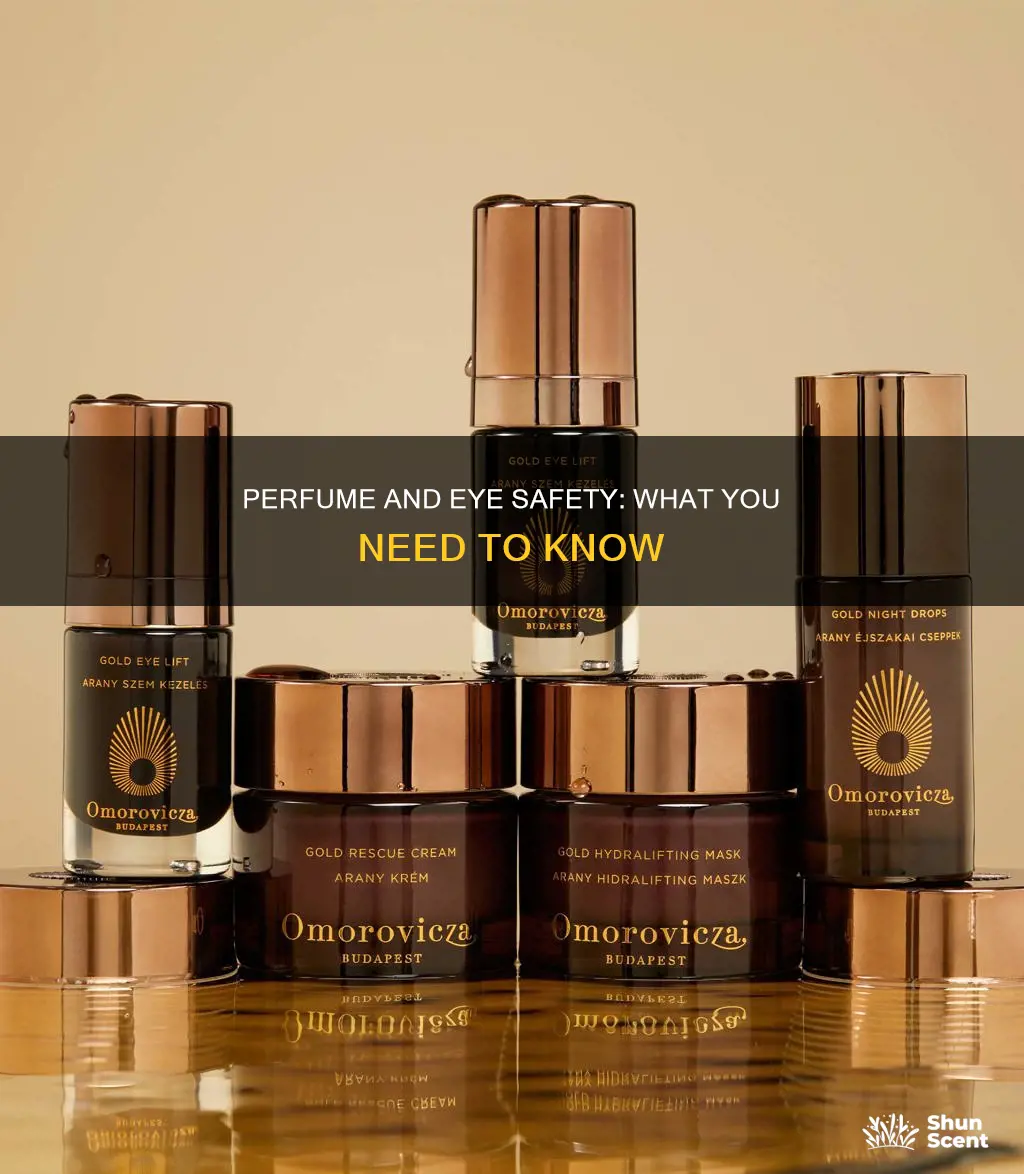 can perfume damage eye