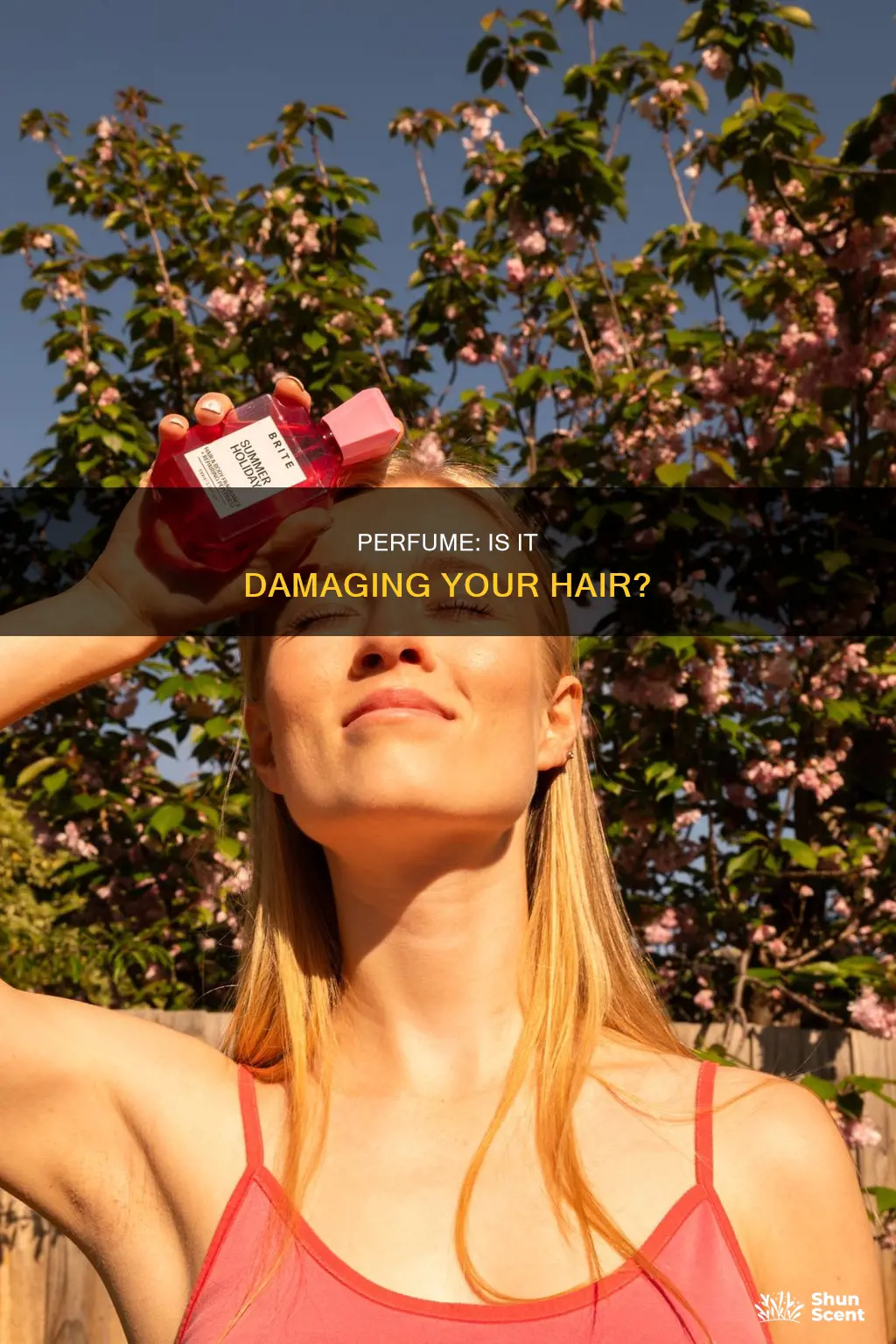 can perfume damage hair