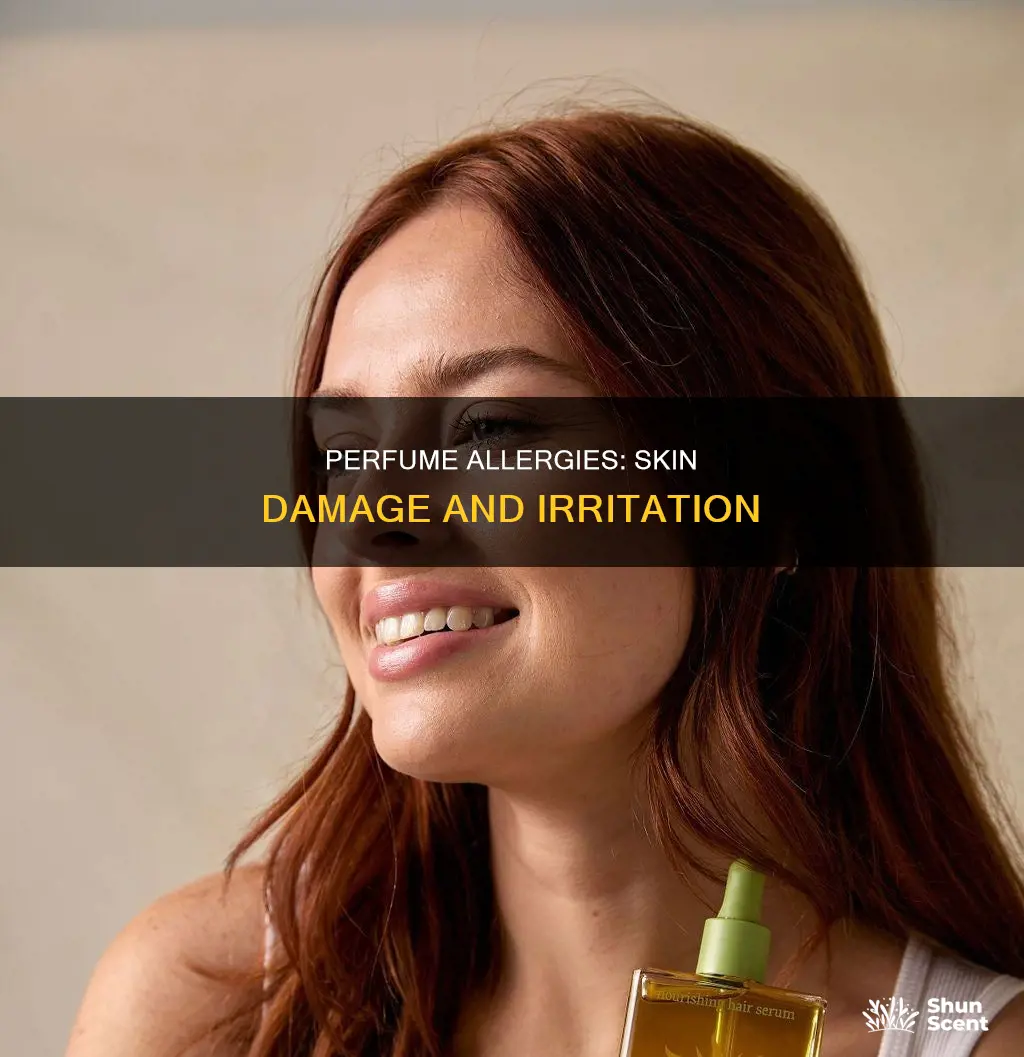 can perfume damage your skin