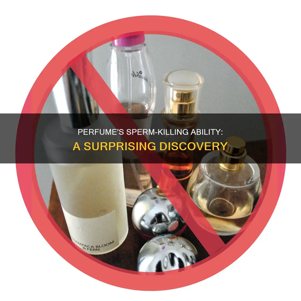 can perfume kill sperm