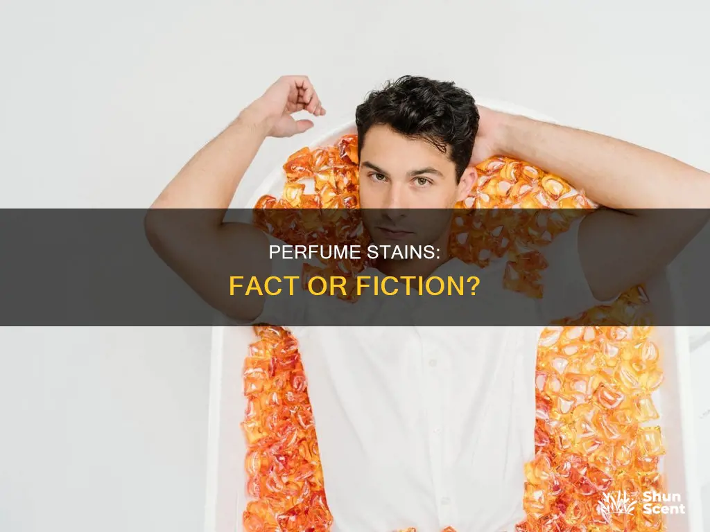 can perfume really stain clothes