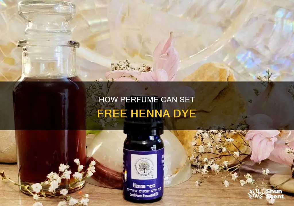 can perfume release henna dye