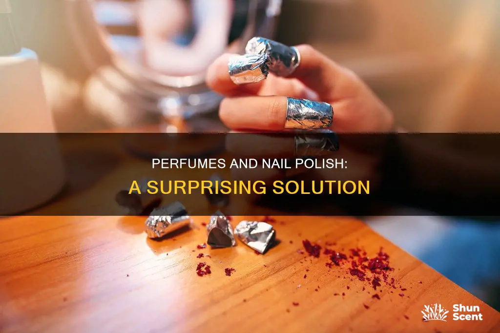 can perfume remove nail polish