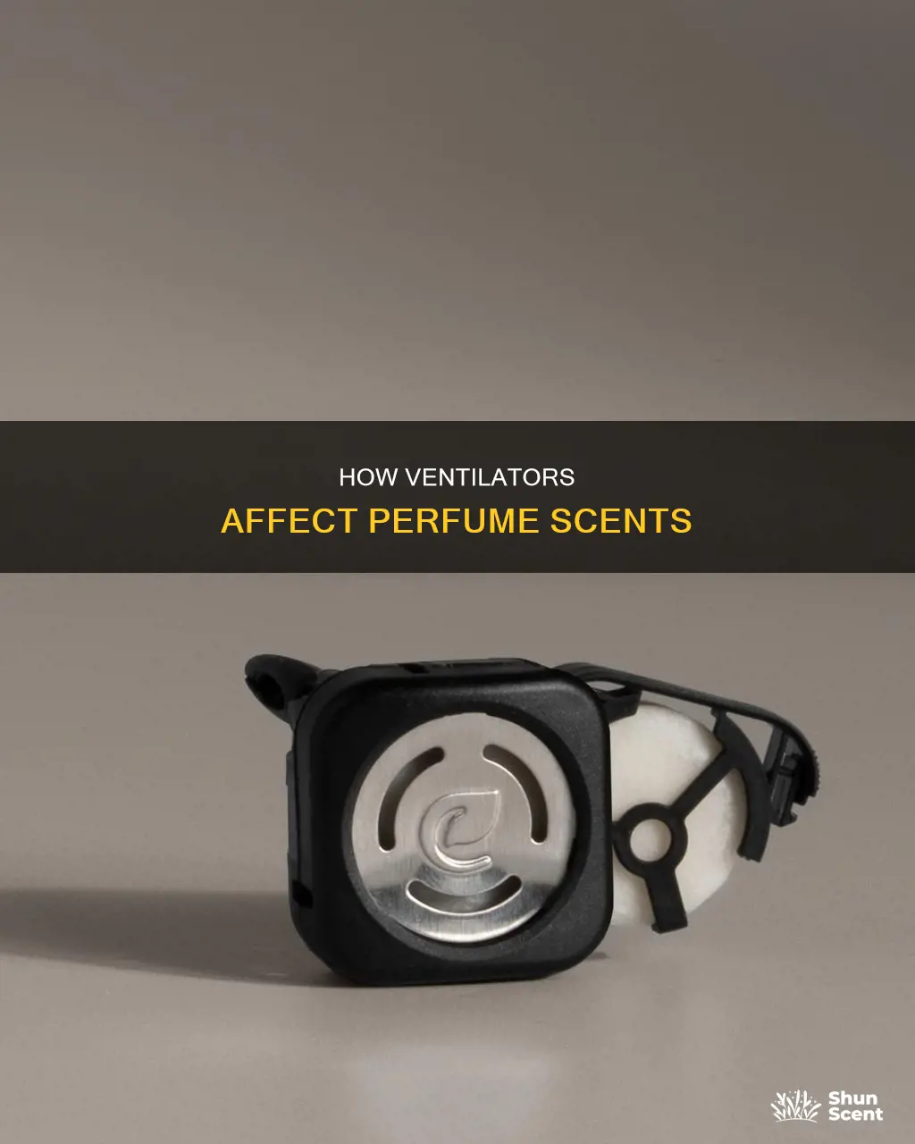 can perfume smell get through a ventilator
