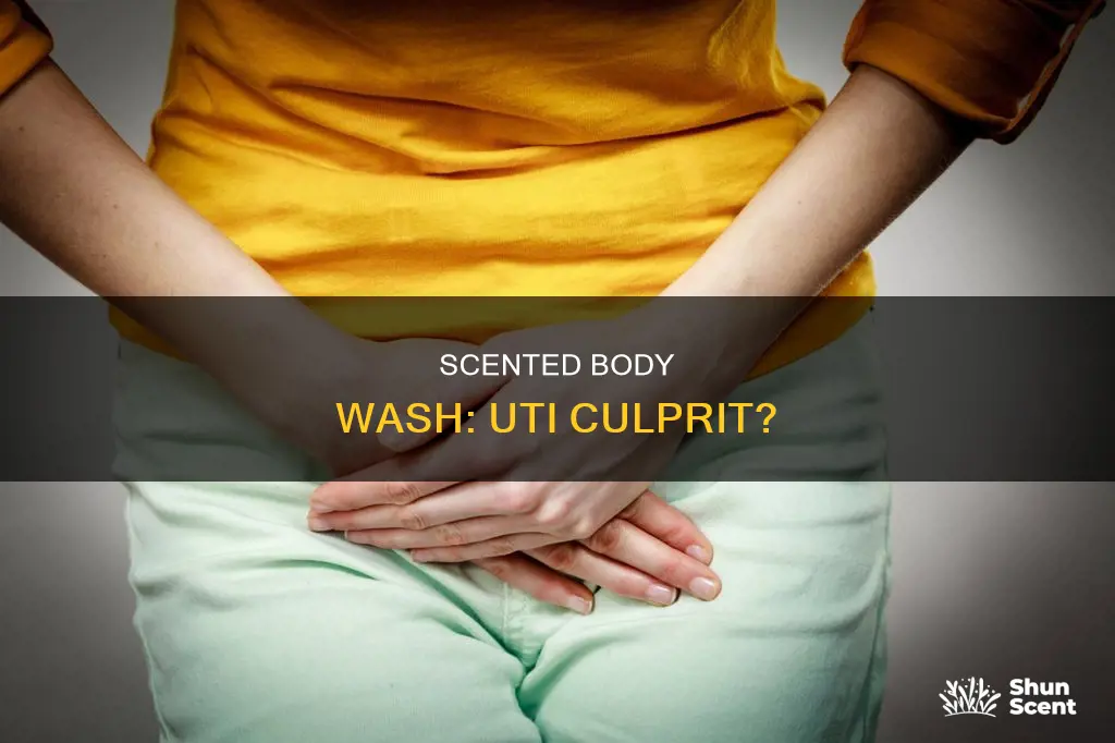 can perfumed body wash cause uti