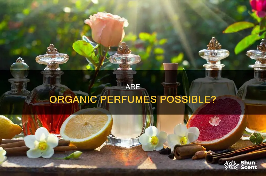can perfumes be all oragnic
