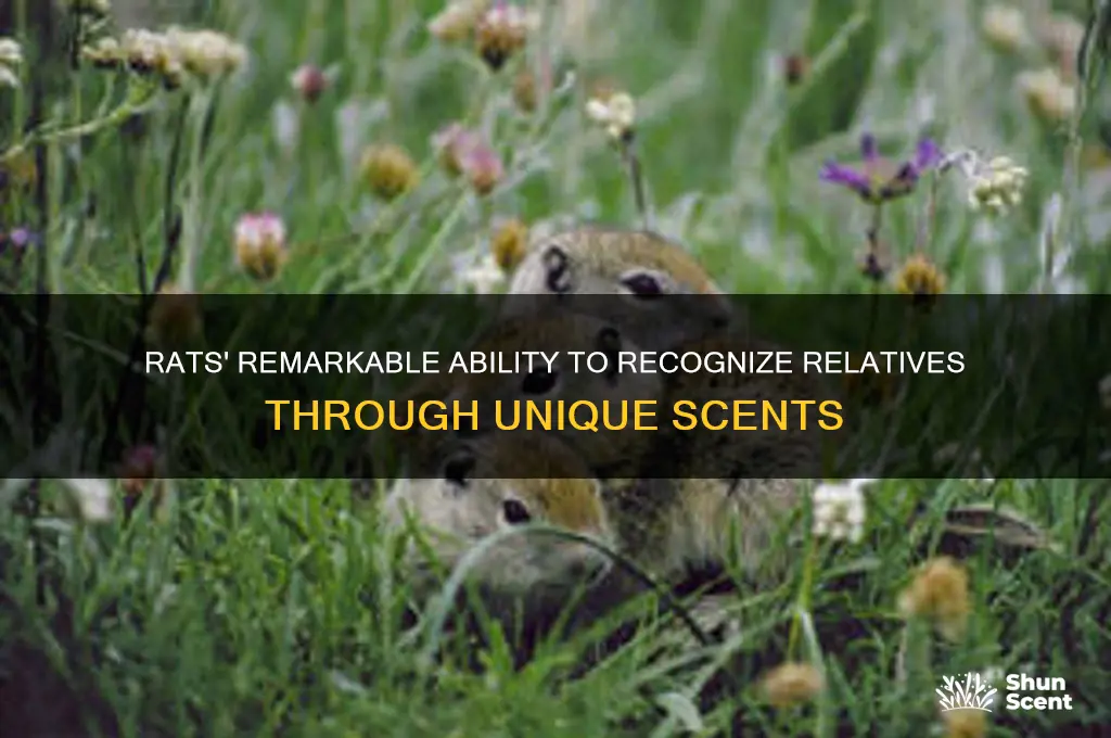 can rats identify relatives by scent