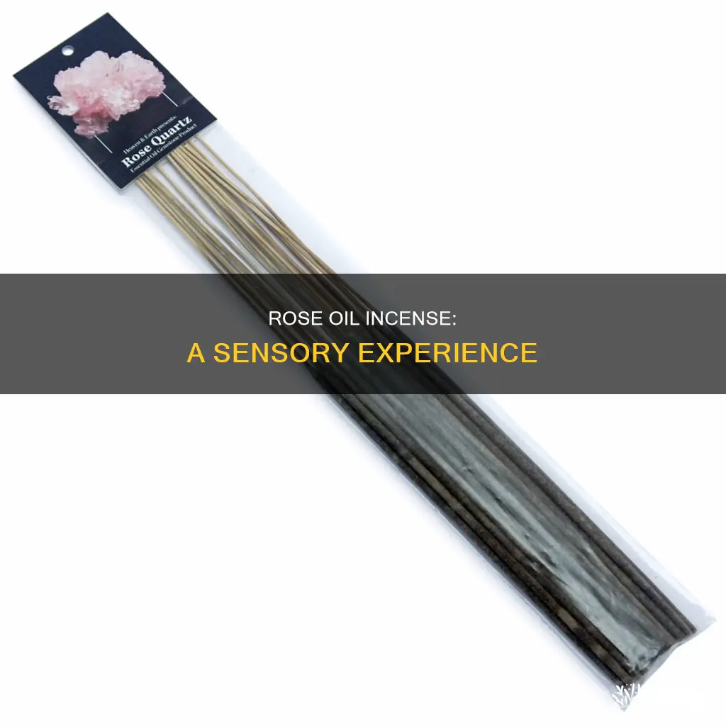 can rose oil be used in incense