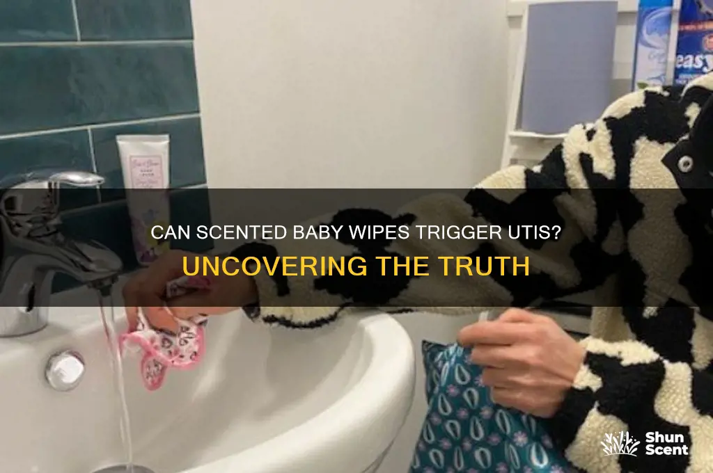 can scented baby wipes cause uti