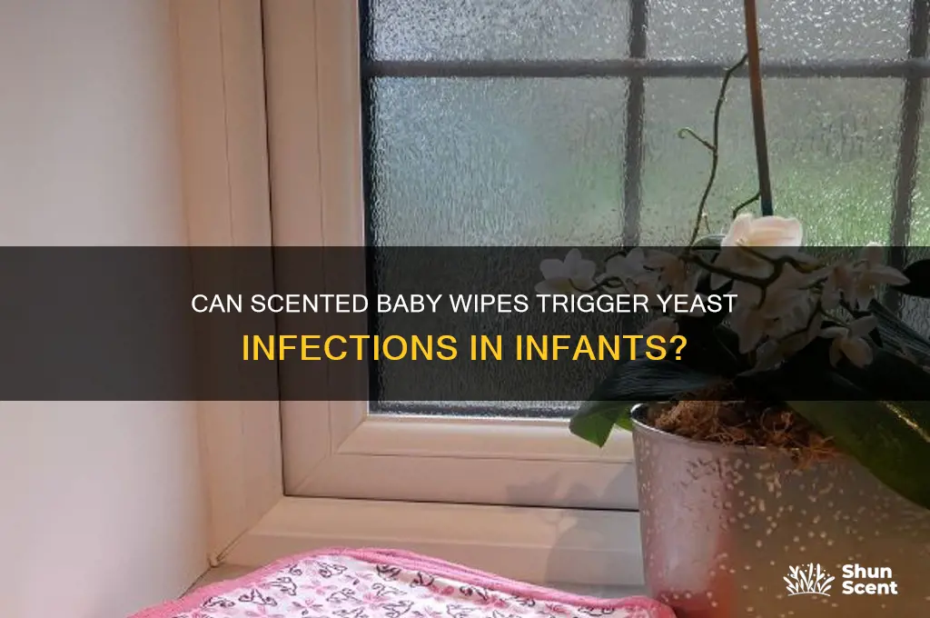 can scented baby wipes cause yeast infection