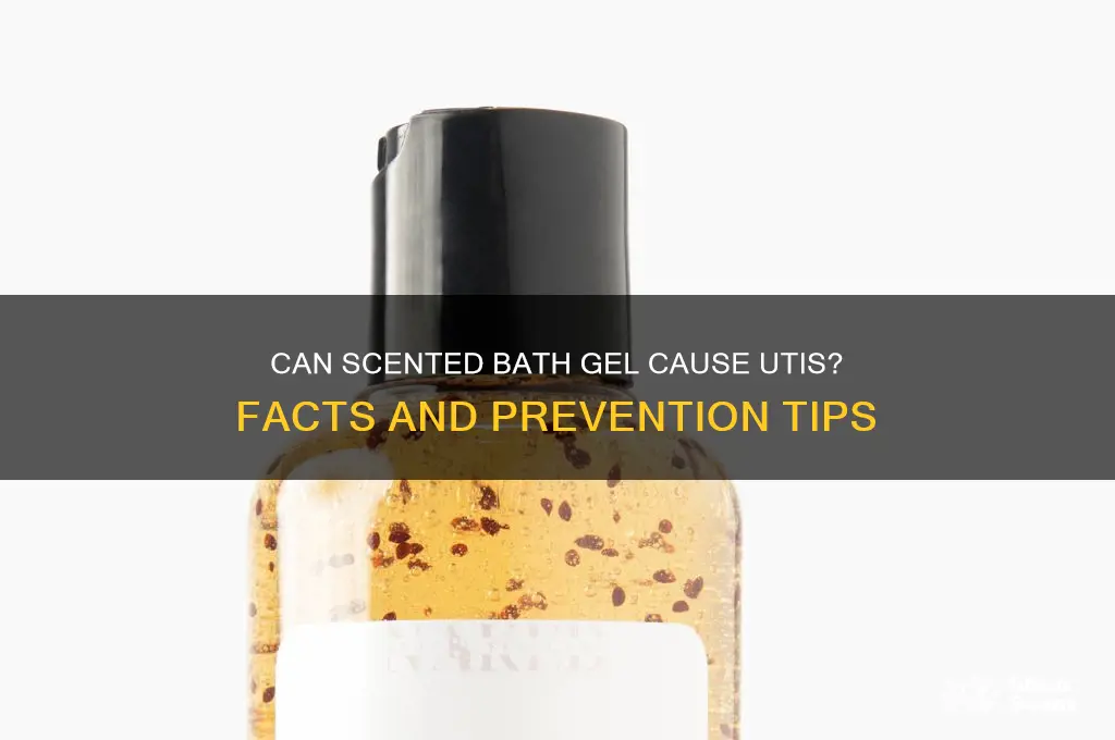 can scented bath gel cause uti