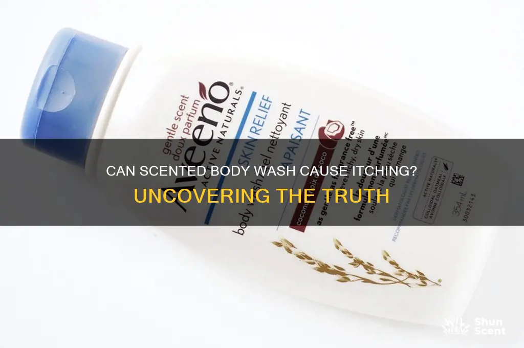 can scented body wash cause itching