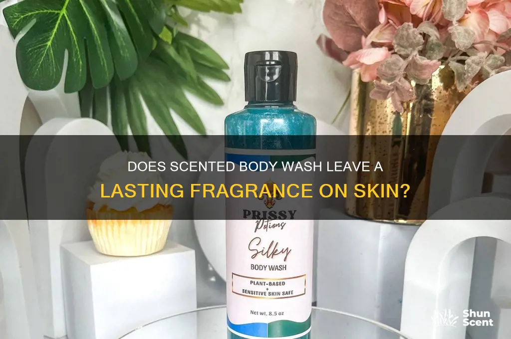can scented body wash smell it on skin