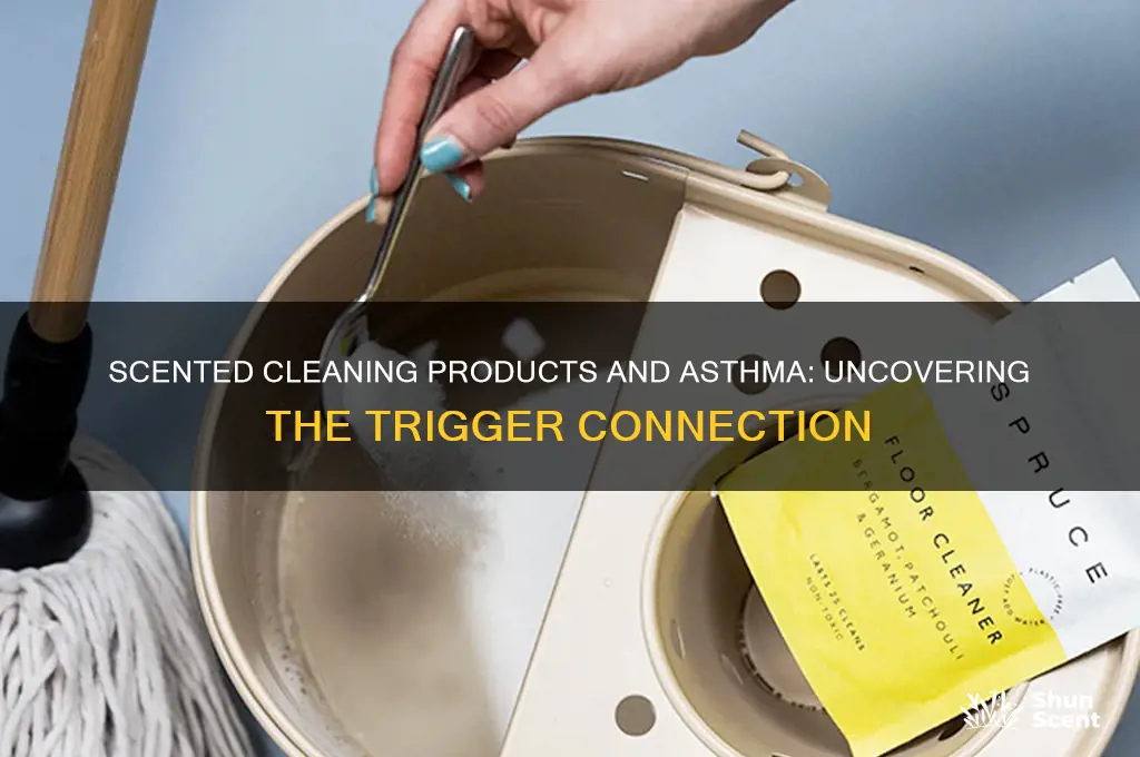 can scented cleaning products trigger asthma