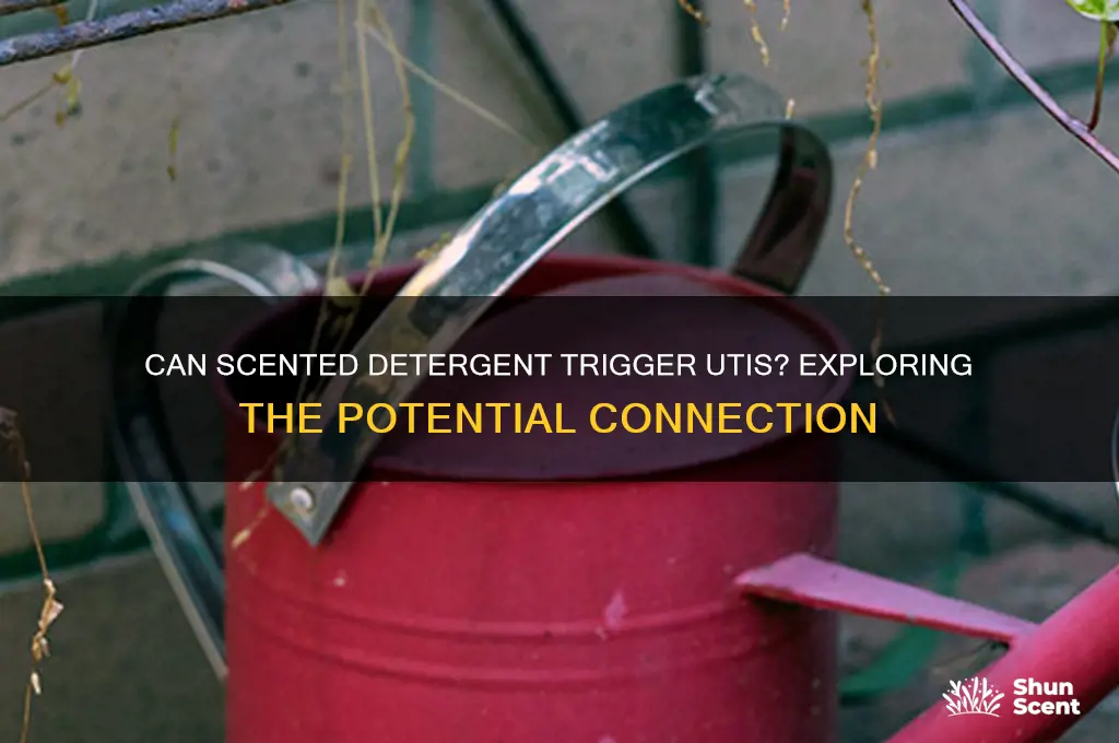 can scented detergent cause uti