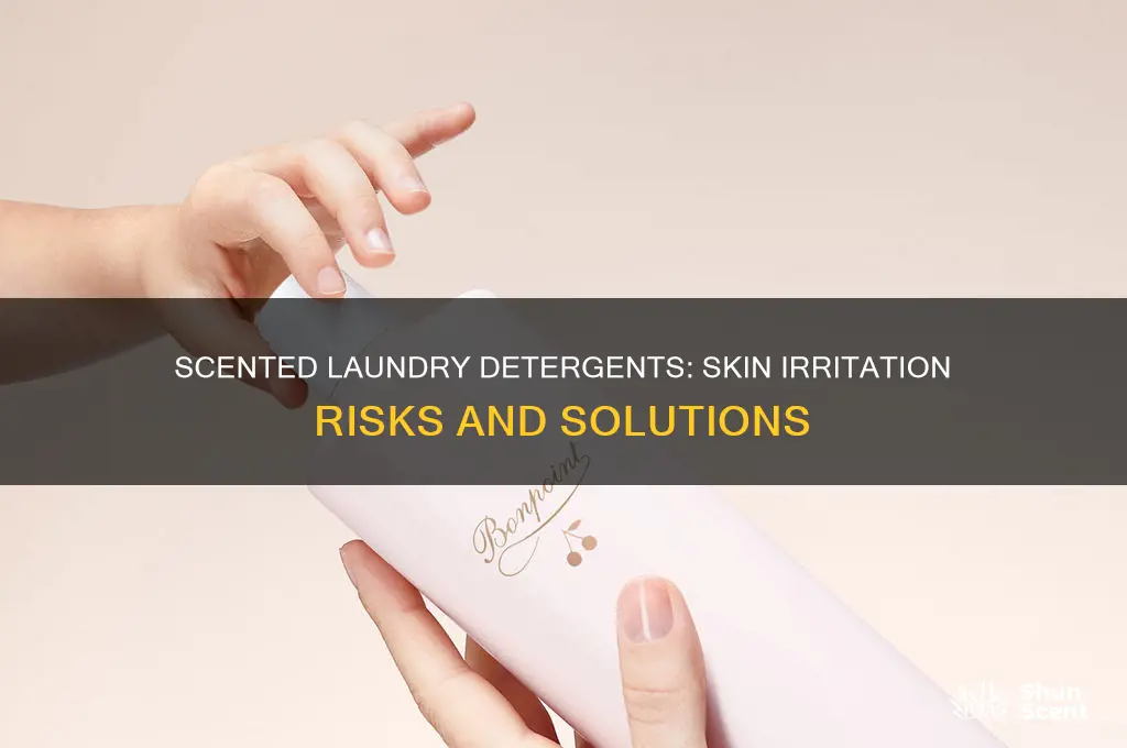 can scented laundry detergent affect skin