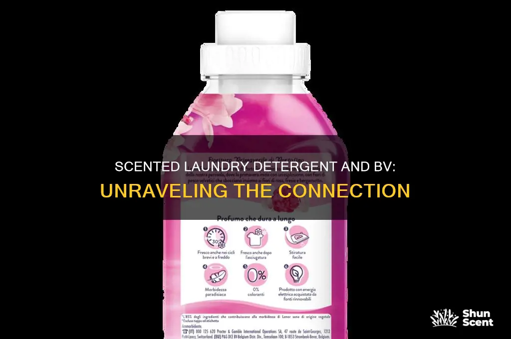 can scented laundry detergent cause bv