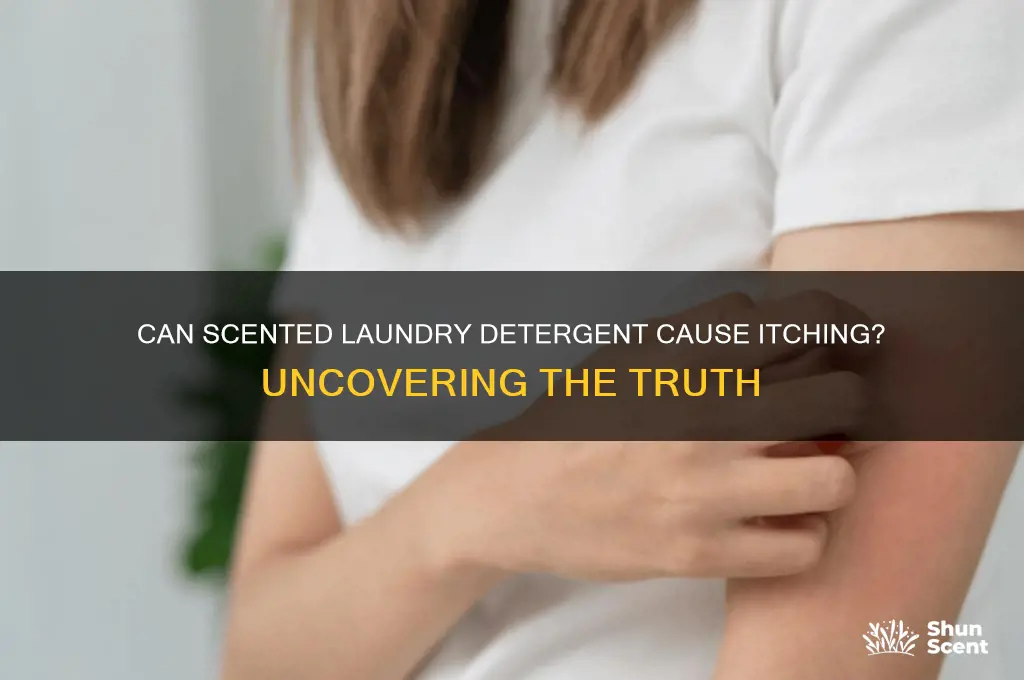 can scented laundry detergent cause itching