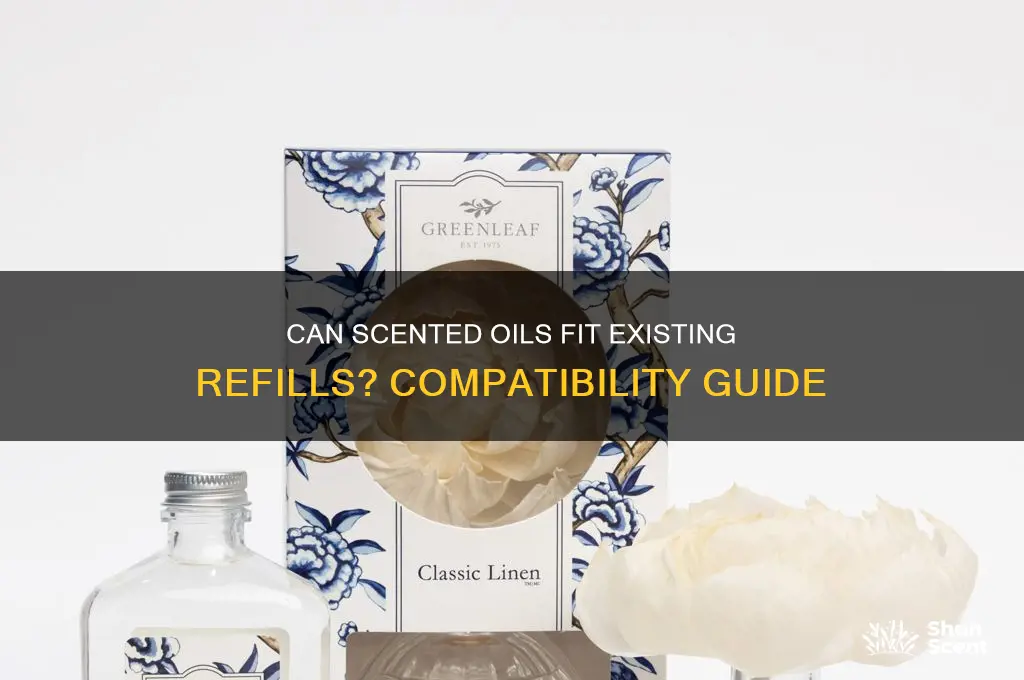 can scented oil fit on existing refills