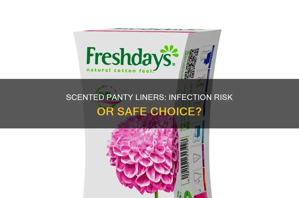 can scented panty liners cause infection