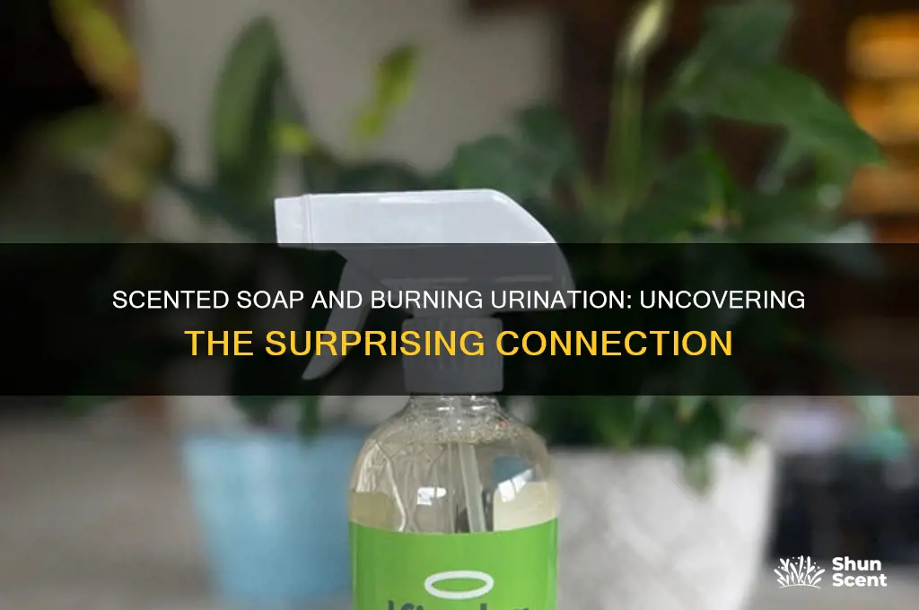 can scented soap cause burning urination