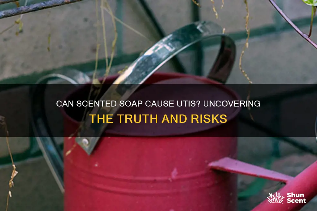 can scented soap cause uti