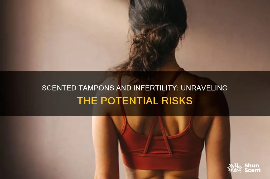 can scented tampons cause infertility