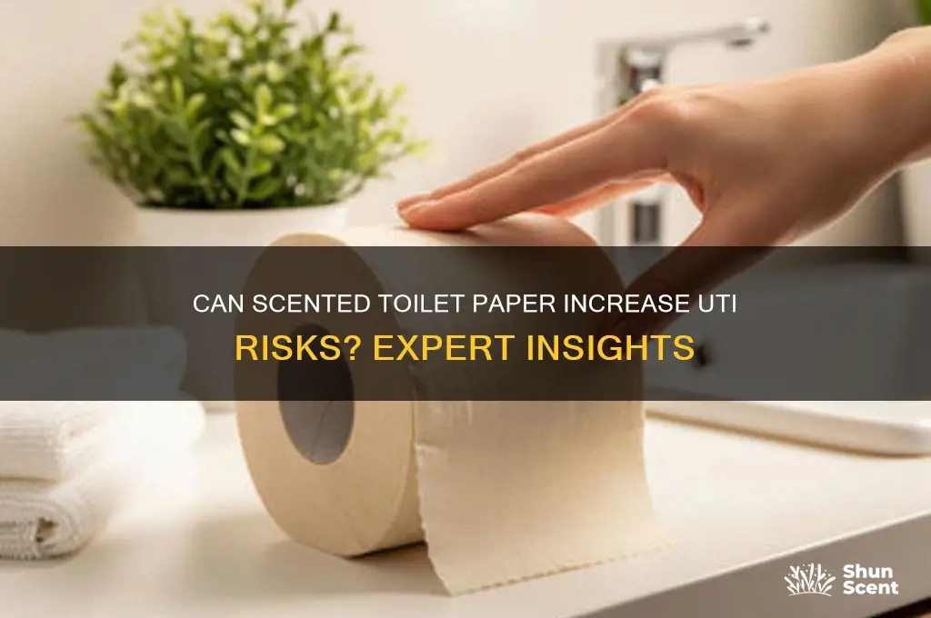 can scented toilet paper cause uti