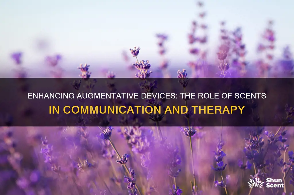 can scents be used with augmentative devices
