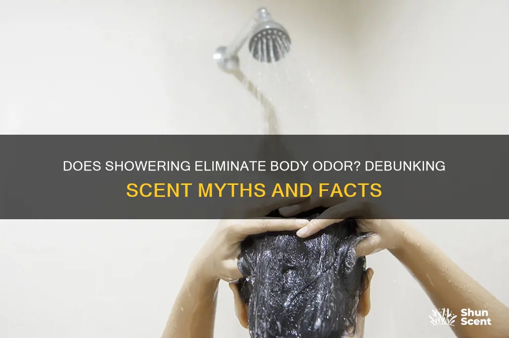 can showering make your scent go away