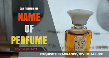 Finding That Elusive Scent: Forgetting a Perfume's Name