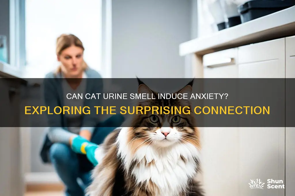 can the scent of cat urine trigger anxiety