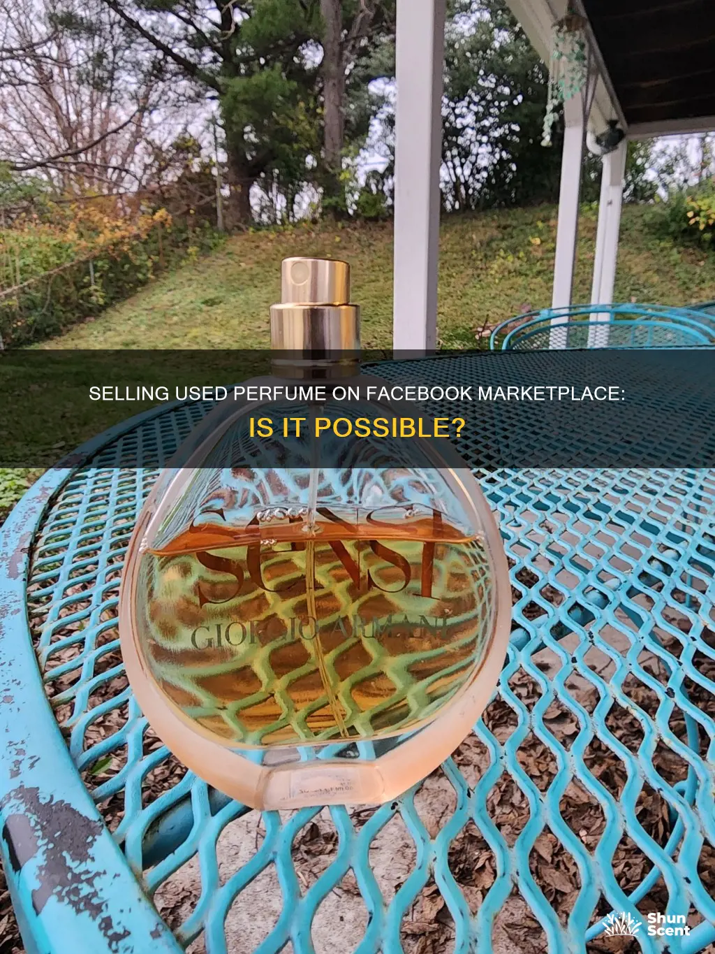 can used perfume be sold on fb marketplace