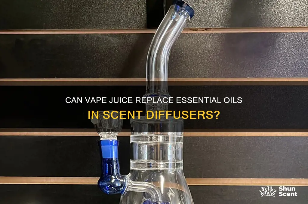 can vape juice be used in a scent diffuser