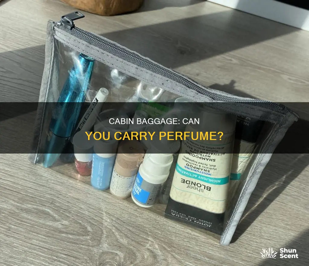can we carry perfume in cabin bag