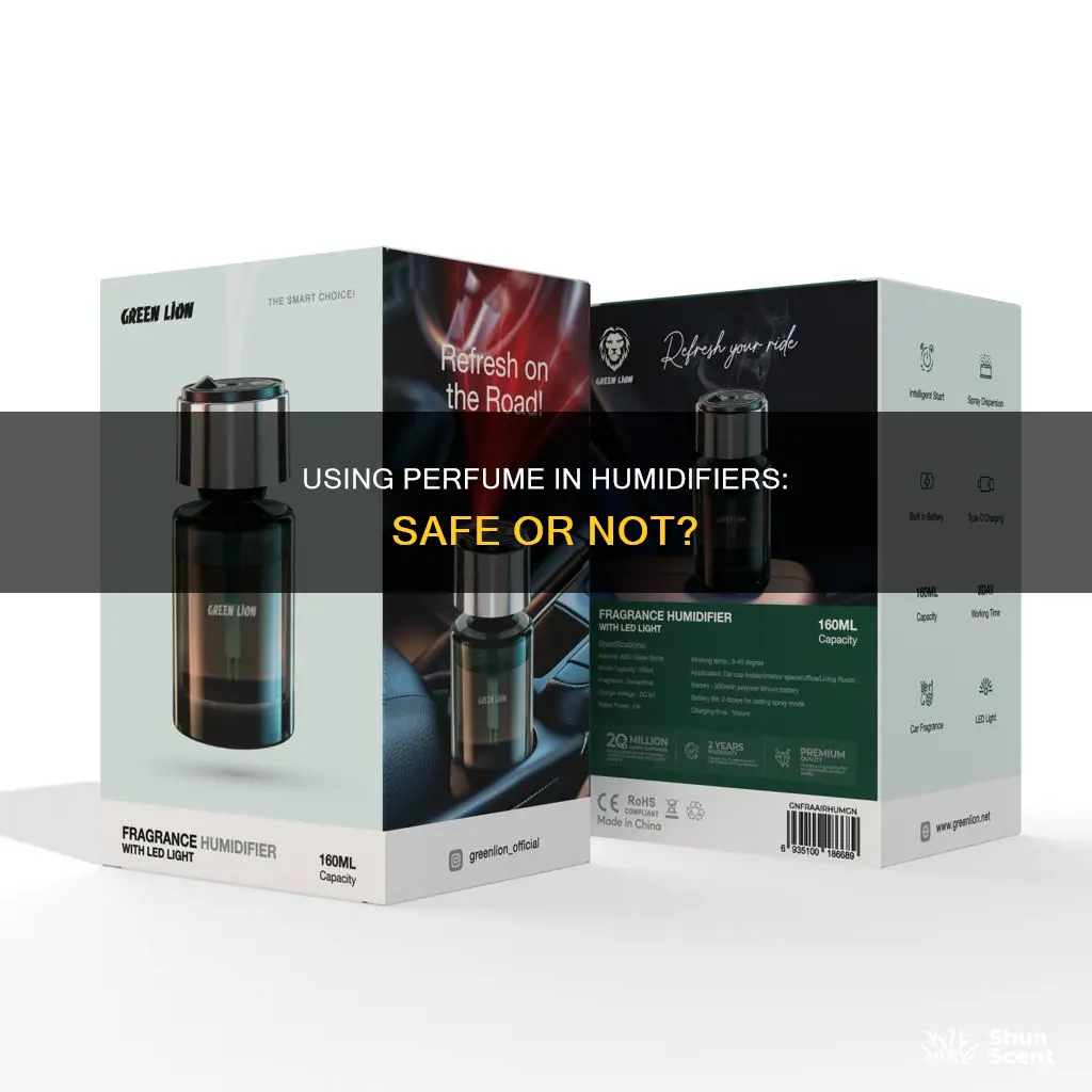 can we put perfume in humidifier