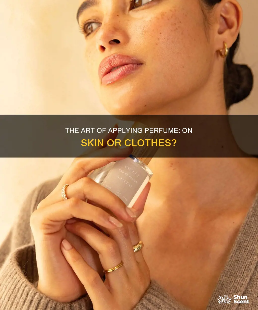 can we put perfume on skin
