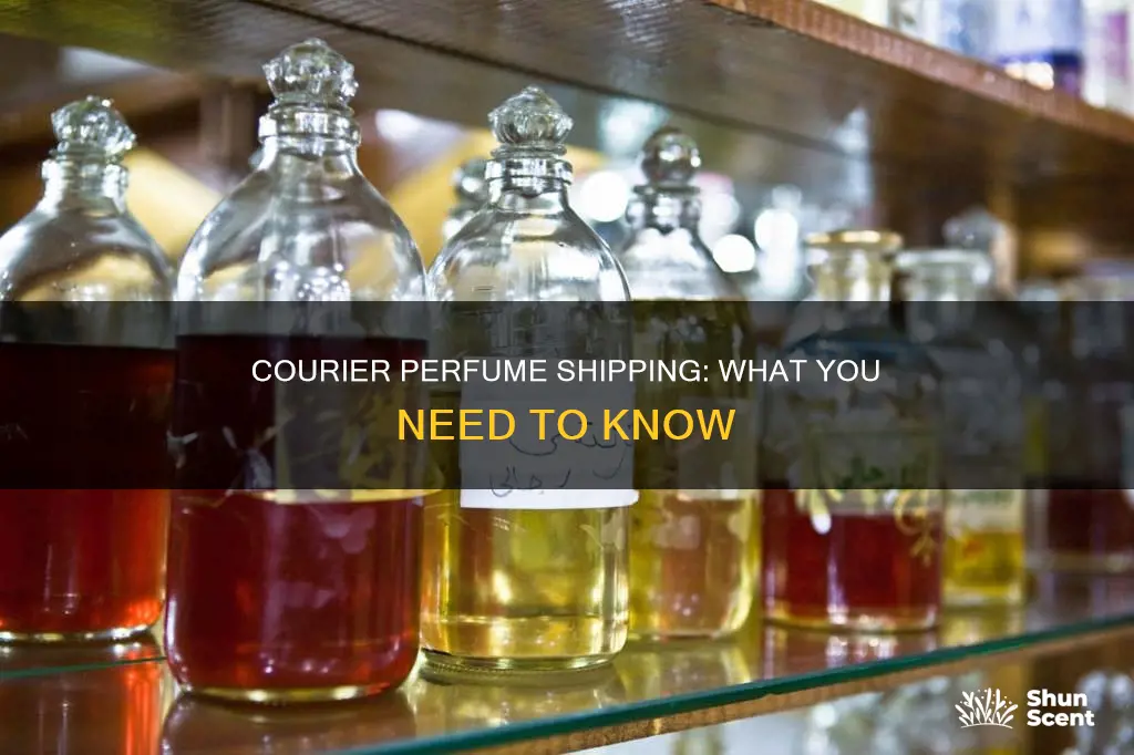 can we send perfume by courier