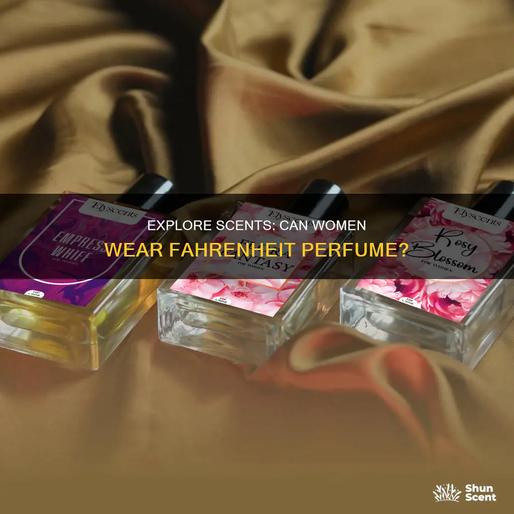 can woman wear fahreheit perfum
