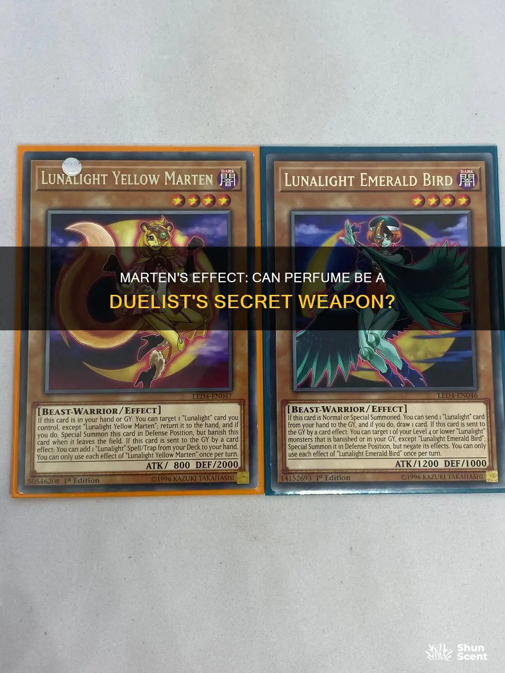 can yo use marten effect off of perfume yugioh