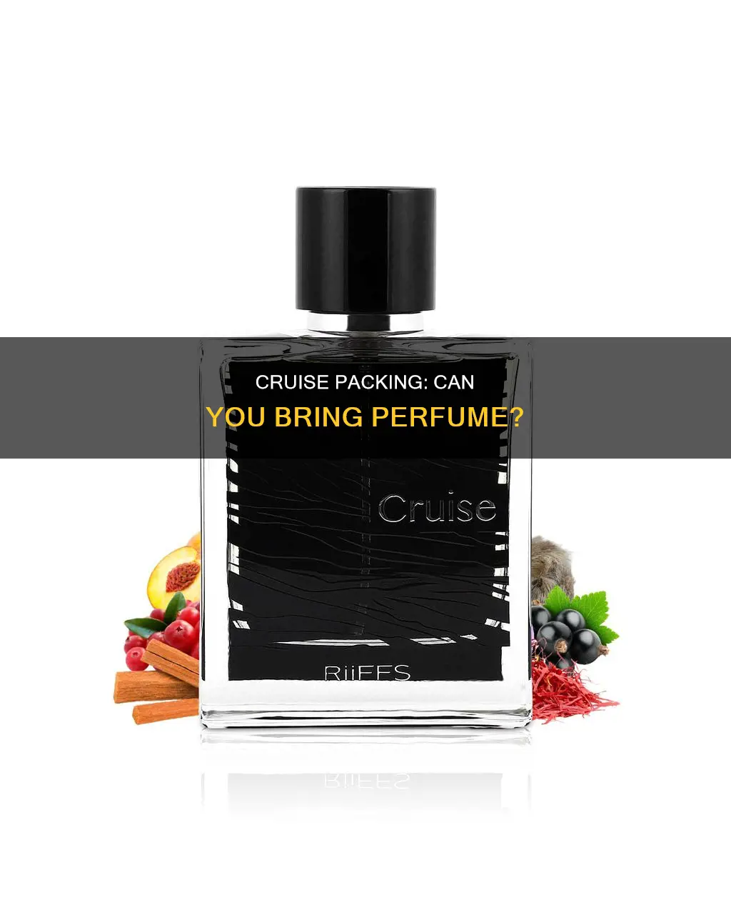 can you a bottle f perfume on a cruise