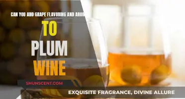 How to Add Grape Aroma and Flavor to Plum Wine