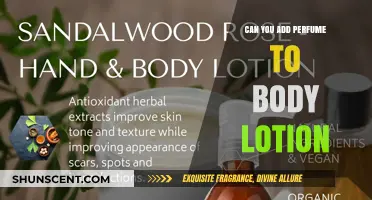 Creating Scented Body Lotion: Perfume and Body Lotion Mix?